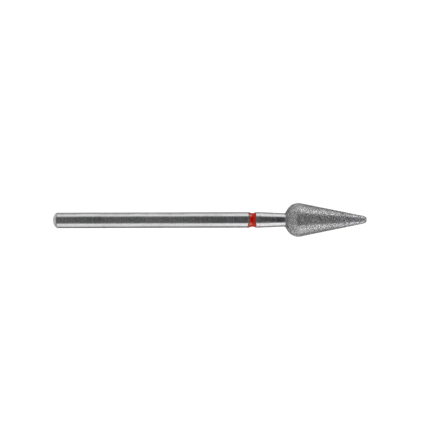 Diamantfräser "Birne" | Rot | Spitz | Feine Körnung